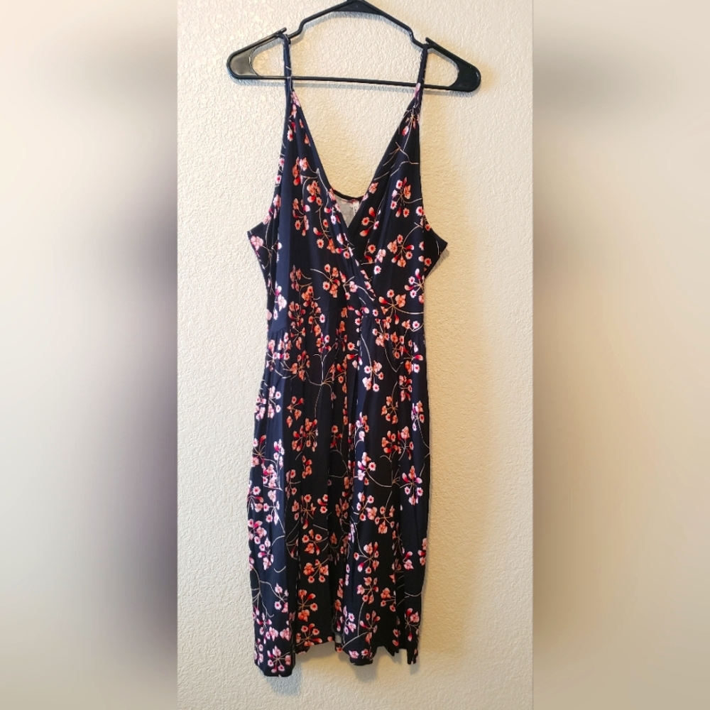 Cathy Midi Floral Print Dress, Size 2x - NWT